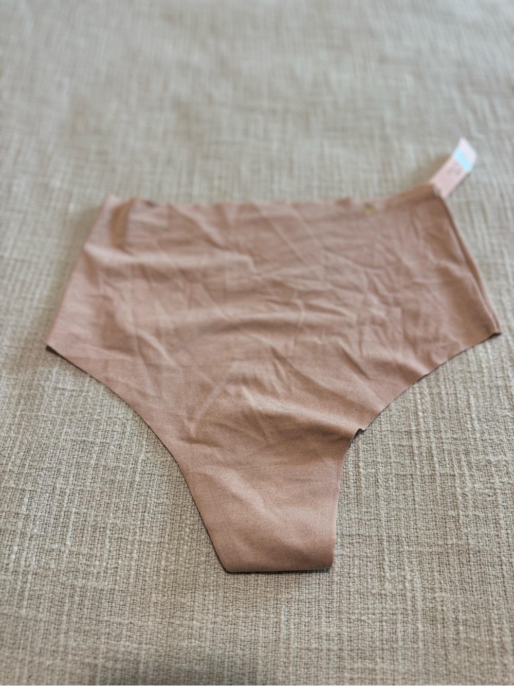 NWT Victoria’s Secret Nude Seamless High-Leg Thong Panty S